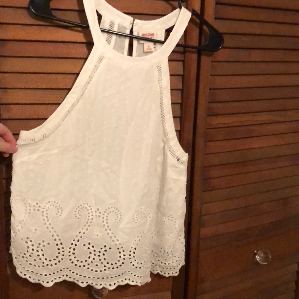 White tank top